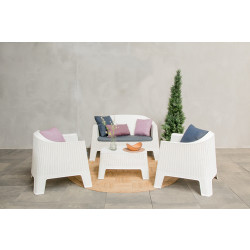 Fonteyn | Loungeset Brugge | Wit